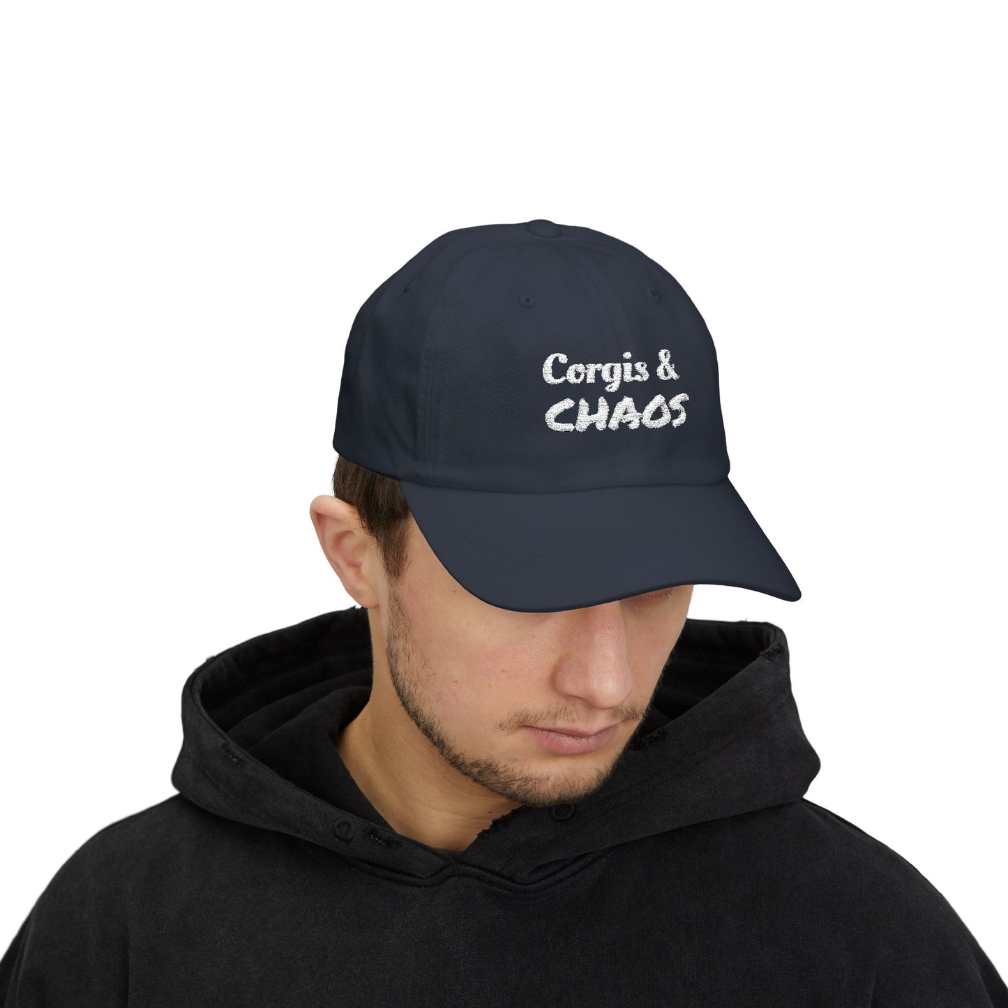 Corgis & Chaos Embroidered Cap