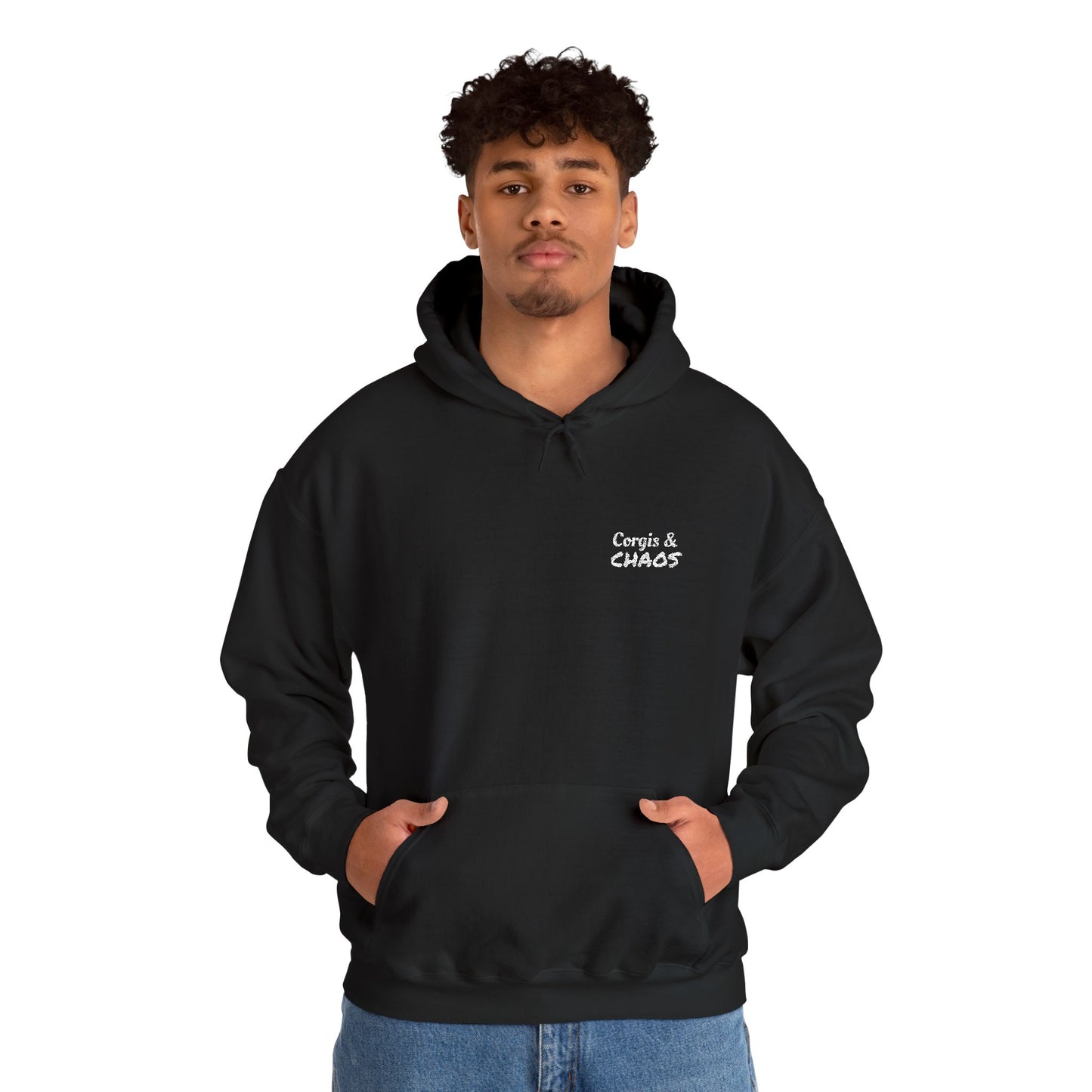 Corgis & Chaos Premium Embroidered Hoodie
