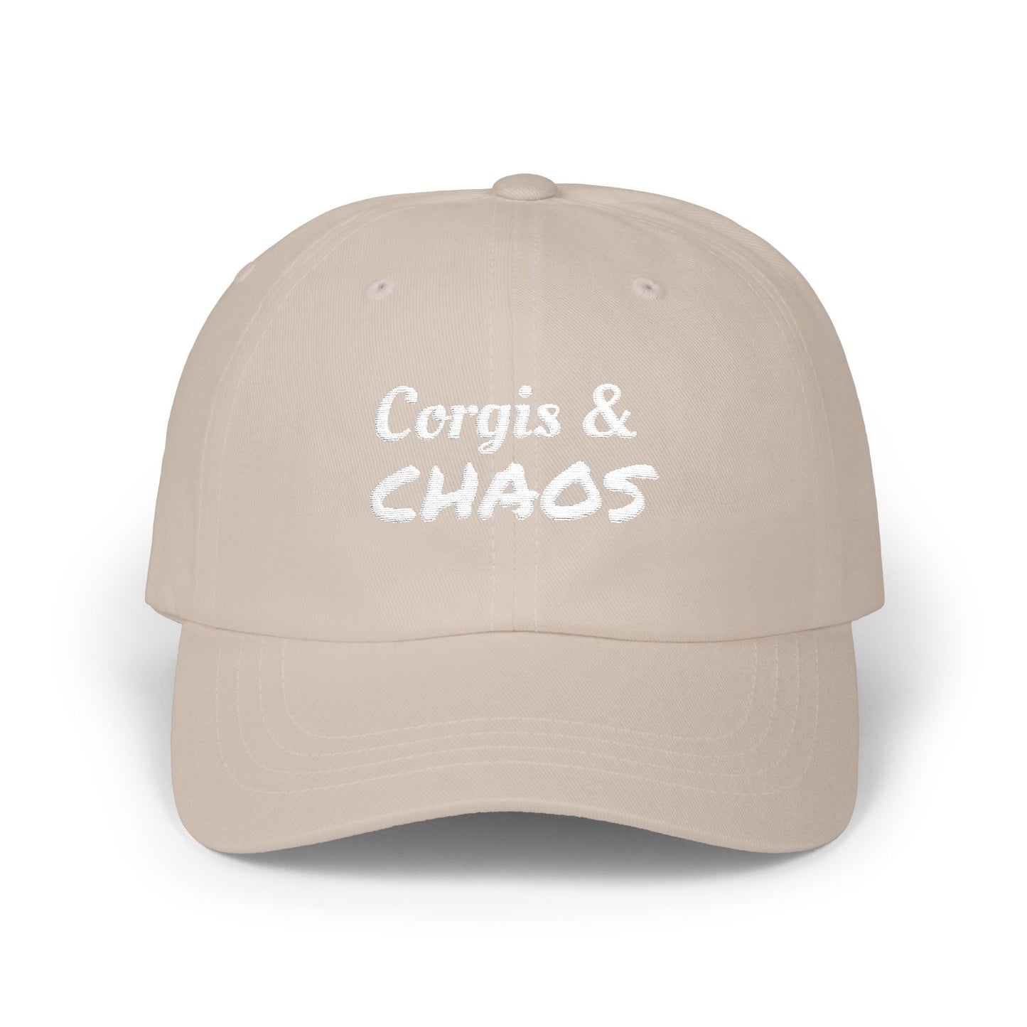 Corgis & Chaos Embroidered Cap