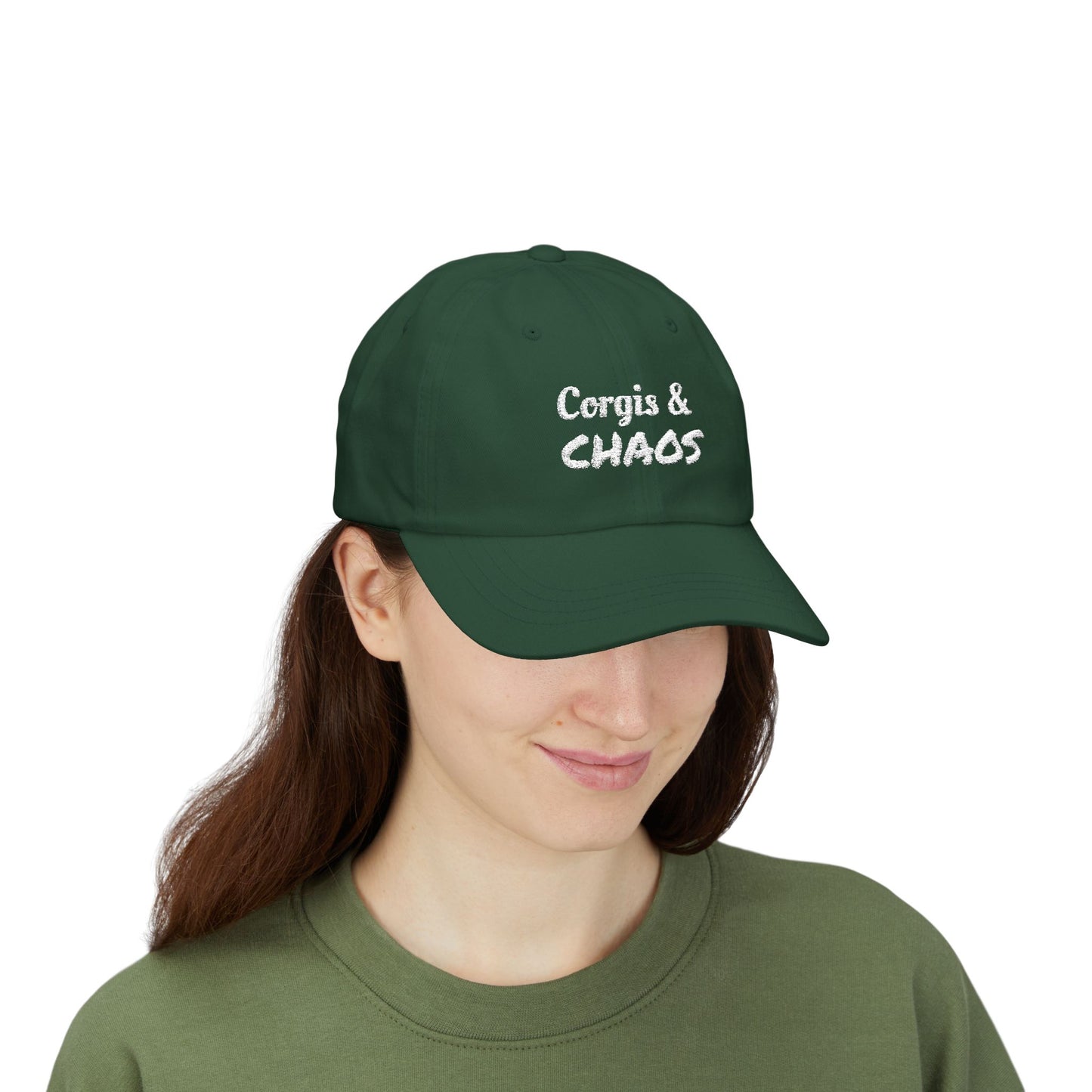 Corgis & Chaos Embroidered Cap