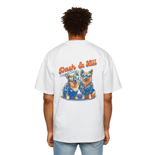Vintage Corgis Premium Heavyweight Oversized Tee