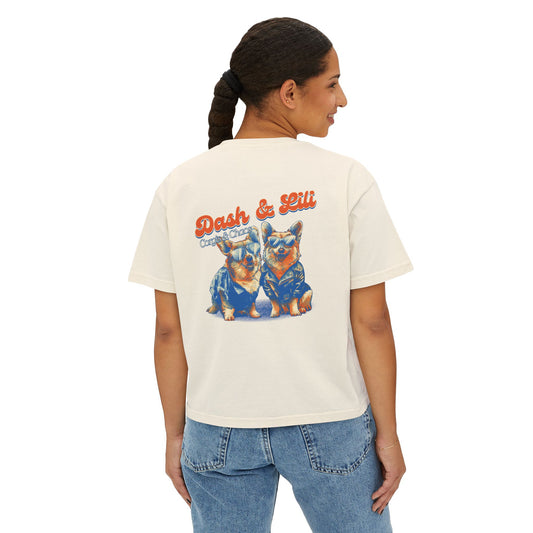 Vintage Corgis Cropped Tee