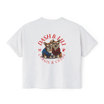 New York Corgis Cropped Tee