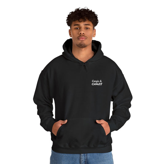 Corgis & Chaos Premium Embroidered Hoodie