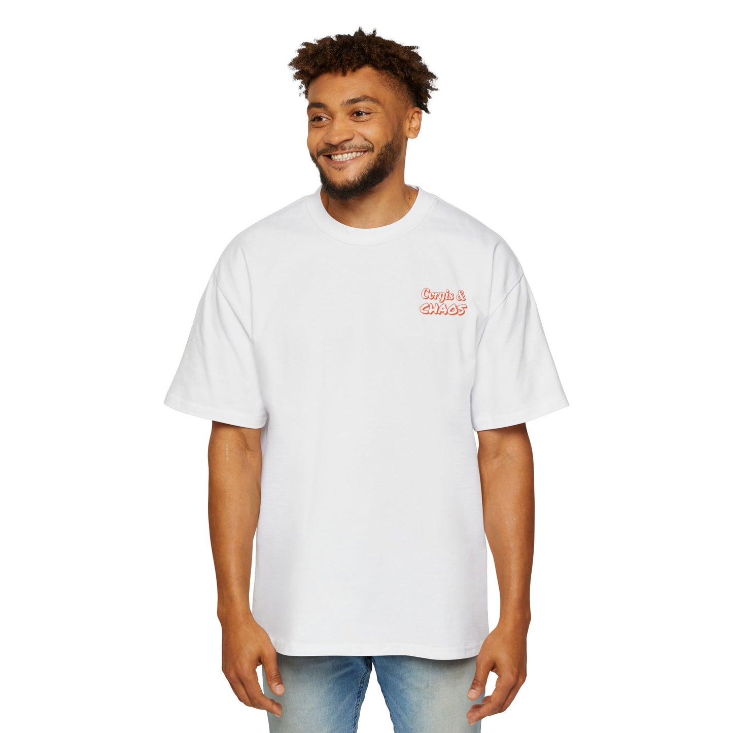 Vintage Corgis Premium Heavyweight Oversized Tee