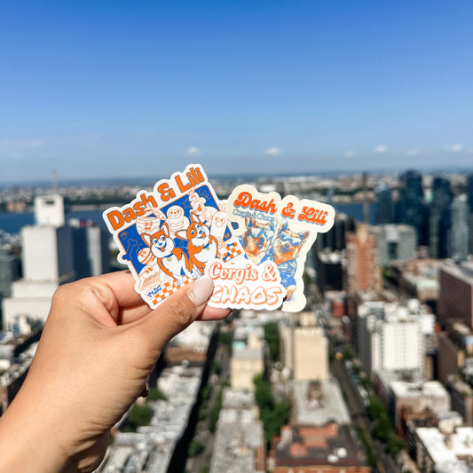 Corgis & Chaos Sticker Set